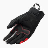 Guanti Veloz Ladies, un guanto moto con ventilazione Airmesh 3D. Colore Nero-Rosso. Di REV'IT!.